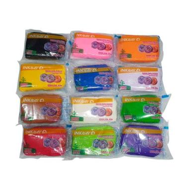 Imagem de Kit Massa para Biscuit Inkway 12 Cores 85g Cada - Artesanato, Kit1