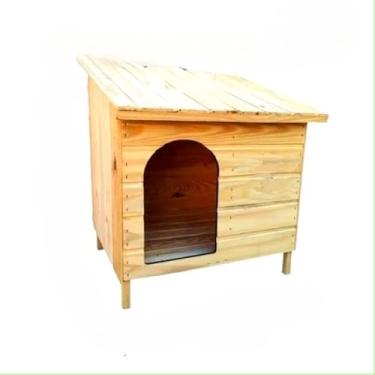 Imagem de Casa Casinha De Madeira Pinus Para Cachorros Cães Pet(N3)