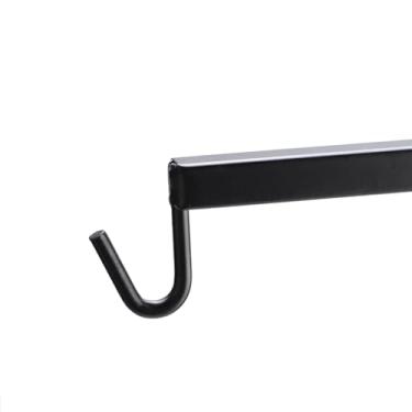 Imagem de Suporte de Lâmpada de Luz de Pouso Ajustável para Répteis de Estimação Resistente Metal Preto Ajustável Em e Largura Tartaruga Centopéia Aranha