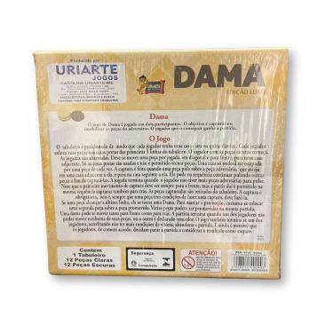 Imagem de Jogo De Tabuleiro Damas Edição De Luxo