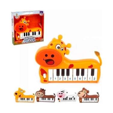 Imagem de Teclado A Pilha Bb Zoo Girafa - Wellmix