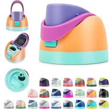 Imagem de BydGxy Tampas de substituição para garrafas de água Owala FreeSip 473 ml 680 g 947 g 1134 g – acessório de tampa flip top à prova de vazamento, serve para tampa Owala, Slider SmoothSip, livre de BPA