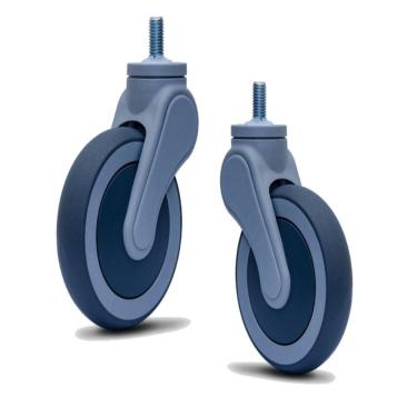 Imagem de 2 Rodizio Hospitalar Avant 5 Pol. Com Espiga Sem Freio