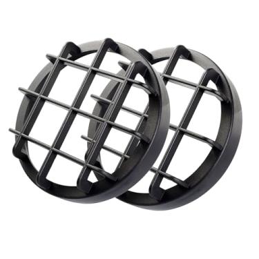 Imagem de 2 peças de cobertura de LED de 10 cm capa de luz redonda para luzes de neblina off-road cobertura de luz LED para teto de direção barra de luz de trabalho capa protetora à prova de poeira para luzes