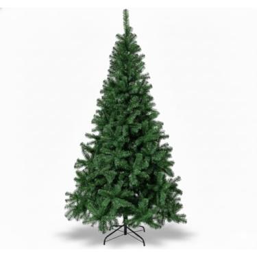 Imagem de Arvore de Natal Luxo Pinheiro 1,80m 450 Galhos Verde Realista, Cheia e Elegante Base de Ferro Reforçada Premium