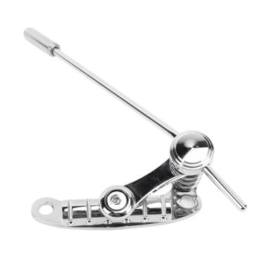 Imagem de Asixxsix Barra de Parada de Ponte de Guitarra, Compatível Com Guitarras LP SG, Arremate Tremolo de Liga de Alumínio Com Ajuste Preciso e Sustentação Aprimorada para Guitarristas