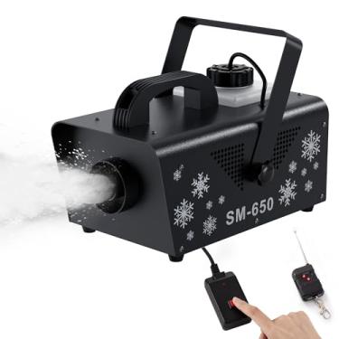 Imagem de IMONE Máquina de neve 650W de Natal, máquina de fazer neve, máquina de fazer neve artificial, máquina de fazer floco de neve, máquina de neve interna com controle remoto, máquinas de neve para fotos