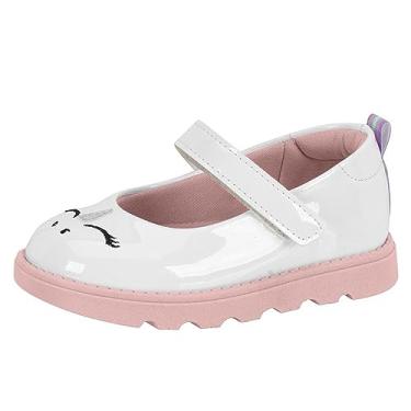 Imagem de Sapatilha Infantil Molekinha Boneca Unicórnio Branco 23
