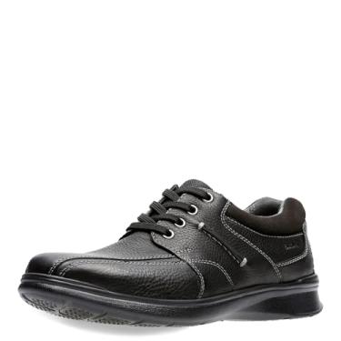 Imagem de Clarks Cotrell Walk Oxford masculino, Couro oleoso preto, 43