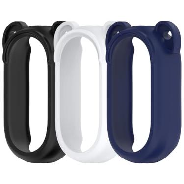 Imagem de QHBAMD Pacote com 3 capas protetoras de silicone compatíveis com Insta360 GO3S GO3 - enseada à prova de choque e resistente à água