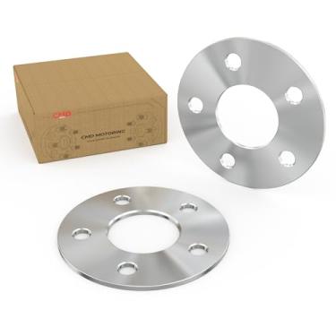Imagem de Cmd motoring Espaçadores de roda 5 x 108 5 mm (0,2 polegadas) - Forged Hubcentric 2 peças - Compatível com Ford Fusion/Focus/Taurus, Lincoln LS/Mark VIII, Jaguar XF/XJ/XK/XE/S-Type - Furo do cubo de