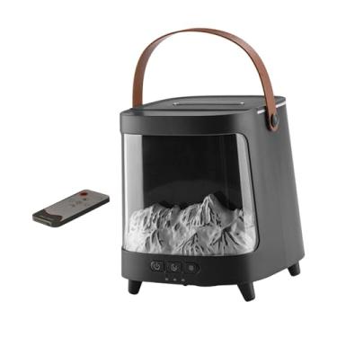 Imagem de WeiLaiKeQi Difusor de óleos essenciais com alça, pulverizador de fragrâncias, umidificador de mesa para casa, Preto