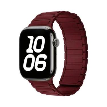 Imagem de Pulseira Magnética De Silicone Para Apple Watch 44mm 40mm 49mm 45mm 41