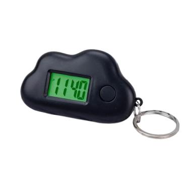 Imagem de Relógios pequenos operados por bateria - operado por bateria com chaveiro - relógio digital de viagem elétrico | para casa, quarto, escritório, escola, sala de aula, dormitório, viagem, acampamento