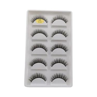 Imagem de Cílios Postiços Fluffy 3D De Mink, 5 Pares, Volume Natural, Cílios Lev