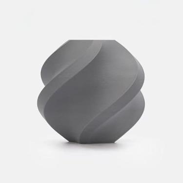 Imagem de Bamboo Lab 1,75 mm PLA Filamento Fosco Impressão de Alta Velocidade com RFID 1 KG +/- 0,03 mm Filamento de Impressora 3D Ecológico para Bambu Lab P1P/P1S/X1C/X1/A1/A1 Mini (sem carretel) (cinza