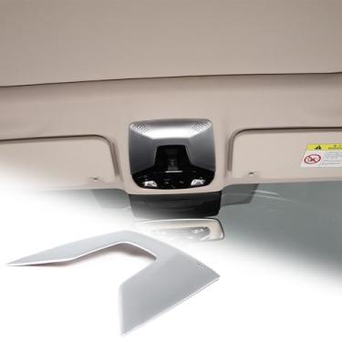 Imagem de Sekhyna Guarnição da moldura da lâmpada de leitura do teto do carro compatível com BMW X1 U11 2023 2023 ABS 1 peça, acessórios de acabamento da tampa do painel da luz de leitura do teto dianteiro (ABS