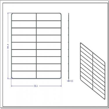 Imagem de Grade Cromada Para Fornos De Embutir De 45 Litros Prata