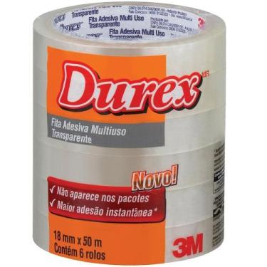 Imagem de Fita adesiva durex 18 mmx50m un 3m - 3M DO BRASIL (SCOTCH)