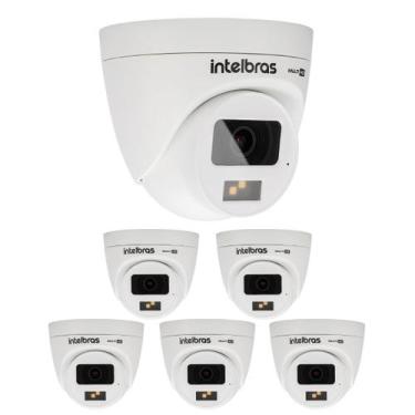 Imagem de Kit 6 Câmeras Multi HD 2 Megapixels 20m VHD 1220 D FULL COLOR G8 Intel