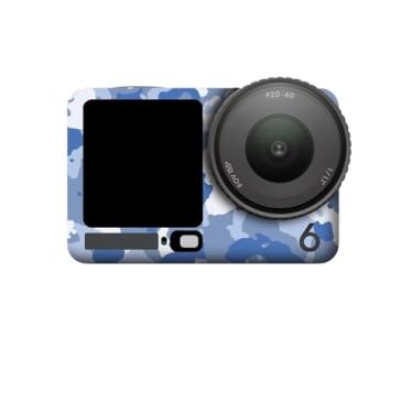 Imagem de WUNIAK Película protetora para câmera DJI Osmo Action 6, adesivo de película protetora, resistente a arranhões e ao desgaste, à prova d'água e à prova de sol, pode ser colado repetidamente, (azul