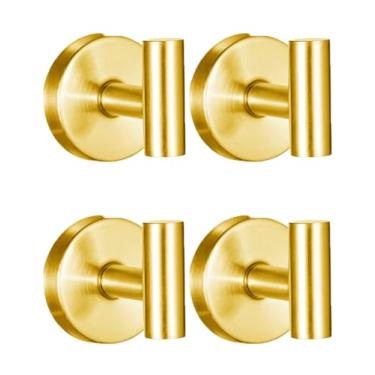 Imagem de ZLXHDL Pacote com 4 ganchos de ventosa, ganchos de chuveiro resistentes com capacidade de 5 kg para toalhas, montagem sem perfuração em azulejos de espelho de vidro de banheiro e superfícies lisas não