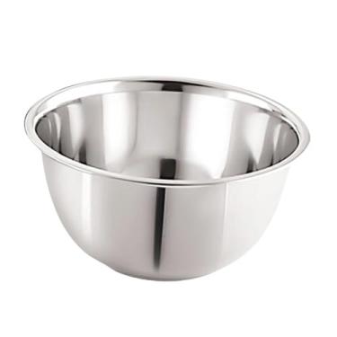 Imagem de Tigela Inox Multiuso Profissional 1,8L Fundo Falso - Bowl Aço Inoxidável Gourmet para Misturar Saladas