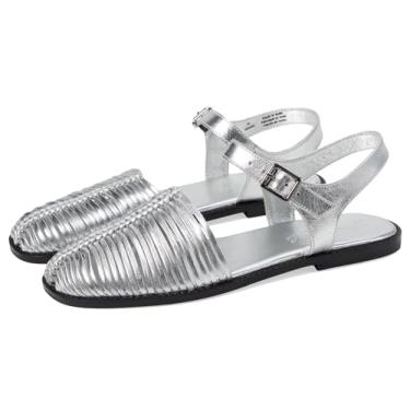 Imagem de Free People Sapatilha Frankie Fisher, Couro metálico cromado, 35