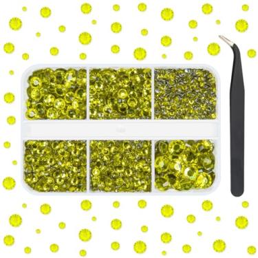 Imagem de Strass de resina para artesanato deslumbrante, 2 mm, 3 mm, 4 mm, 5 mm, 6 mm, pedras de cristal planas, pedras, diamantes, cristais para unhas, canecas de maquiagem, copos, garrafas, artesanato, roupas