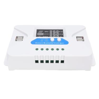 Imagem de Alomejor 20A Controlador de Carga Solar, Tela PWM LCD Com 4 Portas USB, Compatíveis para o RV Boat Home Off Grid System