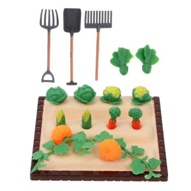 Imagem de Operitacx 1 Conjunto de Miniaturas de Horta E Ferramentas Agrícolas para Casa de Bonecas