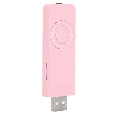 Imagem de Irfora Leitor de MP3 para Ouvir Música, Leitor de MP3 de Mídia Musical Portátil, Suporte para Expansão de Cartão de Memória de 32 GB, Reprodução Completa de Música, Bateria de Lítio (Rosa)
