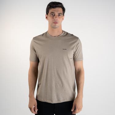 Imagem de Camiseta Calvin Klein Básica Flamê Khaqui-Masculino