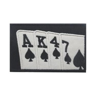 Imagem de Patch Bordado Tático Militar AK47 Para Roupas - NONE, PE8350CT