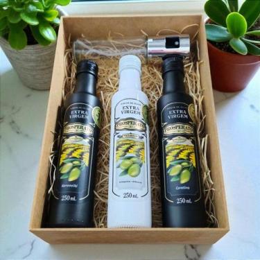 Imagem de Trio de Azeites Extra Virgem Prosperato Premiados para Presente com Va