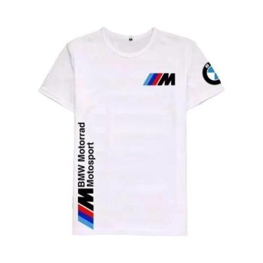 Imagem de Camiseta Infantil De Verão BMW M Power Anime Racing Motorcycle Vintage
