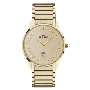 Imagem de Relógio Technos Masculino Slim Dourado - GL22AA/1X