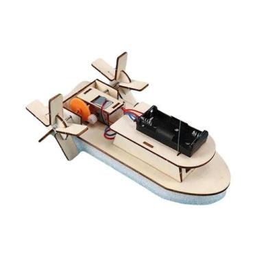 Imagem de Kit De Montagem De Robô De Madeira DIY Para Crianças, Experimento Cien