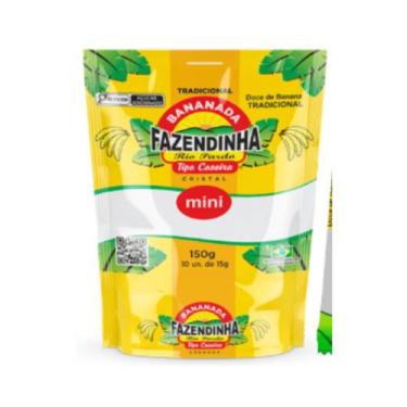 Imagem de Mini Doce Bananinha Tradicional 150g Com 10 Uni Fazendinha