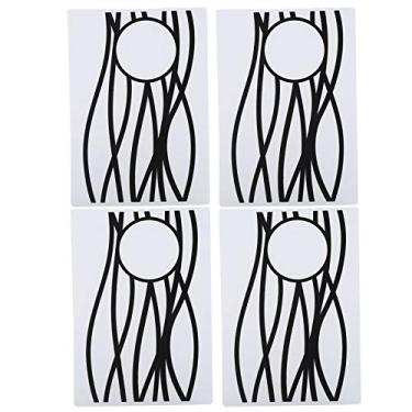 Imagem de Pastas de gravação de plástico 4 peças, faça você mesmo, cartão, scrapbooking, modelo em relevo, ferramentas de artesanato de papel para cartões artesanais, embrulho de presente