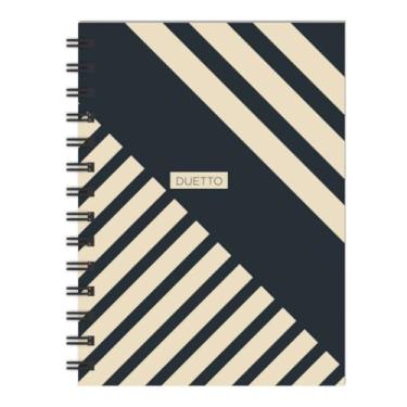 Imagem de Caderno Colegial 10M Duetto Capa Dura 160 Folhas Tamanho 18,3x24,9 cm (Preto)