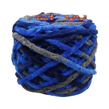 Imagem de Fio De Poliéster Macio E Grosso (2 Peças) Para Tricô Manual, Crochê, C