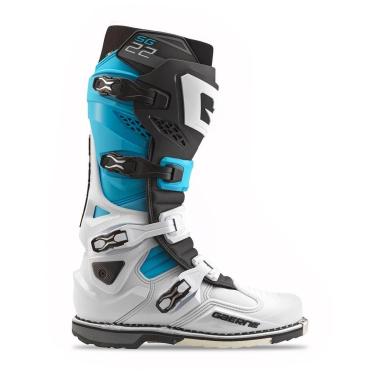 Imagem de Bota Gaerne Cross Sg 22 - Black/White/Blue Light-Unissex