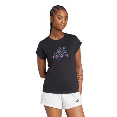 Imagem de Camiseta Adidas Estampada de Contorno Feminina-Feminino