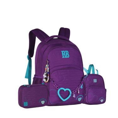 Imagem de Mochila Costas Lancheira Rebecca Bonbon Estojo Box Juvenil