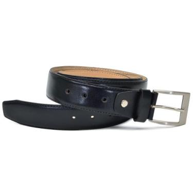 Imagem de Cinto Social Masculino Regulável Couro Preto Casualstock, Preto, Mascu