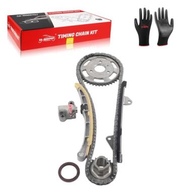 Imagem de YA-MAYPAY Kit de corrente de distribuição compatível com Toyota 2001-2008 Yaris, 2001-2005 Echo Verso, 2004-2008 Corolla, 2006-2008 Auris, 2002-2007 Probox, 2002-2007 Succeed 1ND-TV 1. 4T