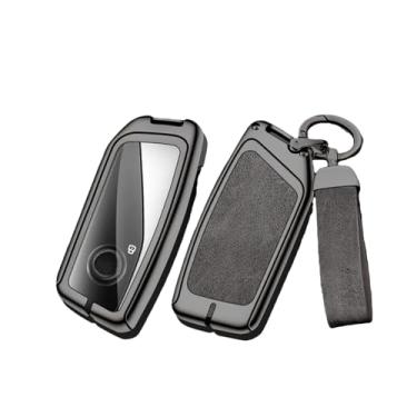 Imagem de Compatível Com Bmw Série 5 Caso Chave 3 6 X3 X5 X1 X2 X6 Escudo Protetor Compatível Com Lâmina De Faca Capa Carro Fábrica(D type gun gray set)