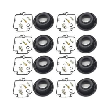 Imagem de Reparo de carburador de motocicleta para Suzuki GS500E 1994-2000 GS500 E GS 500 500E Sistema de Combustível Jet Pilot Master Jet Vacuum Diafragma (4SET)