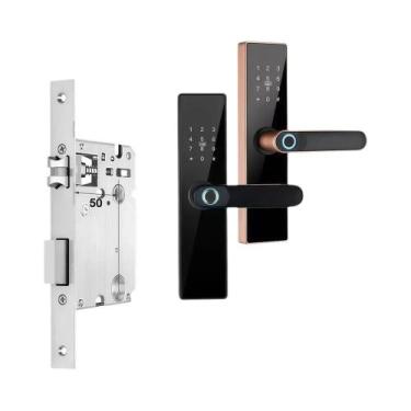 Imagem de Fechadura De Porta Inteligente WiFi CDOK Tuya Com Desbloqueio Remoto P